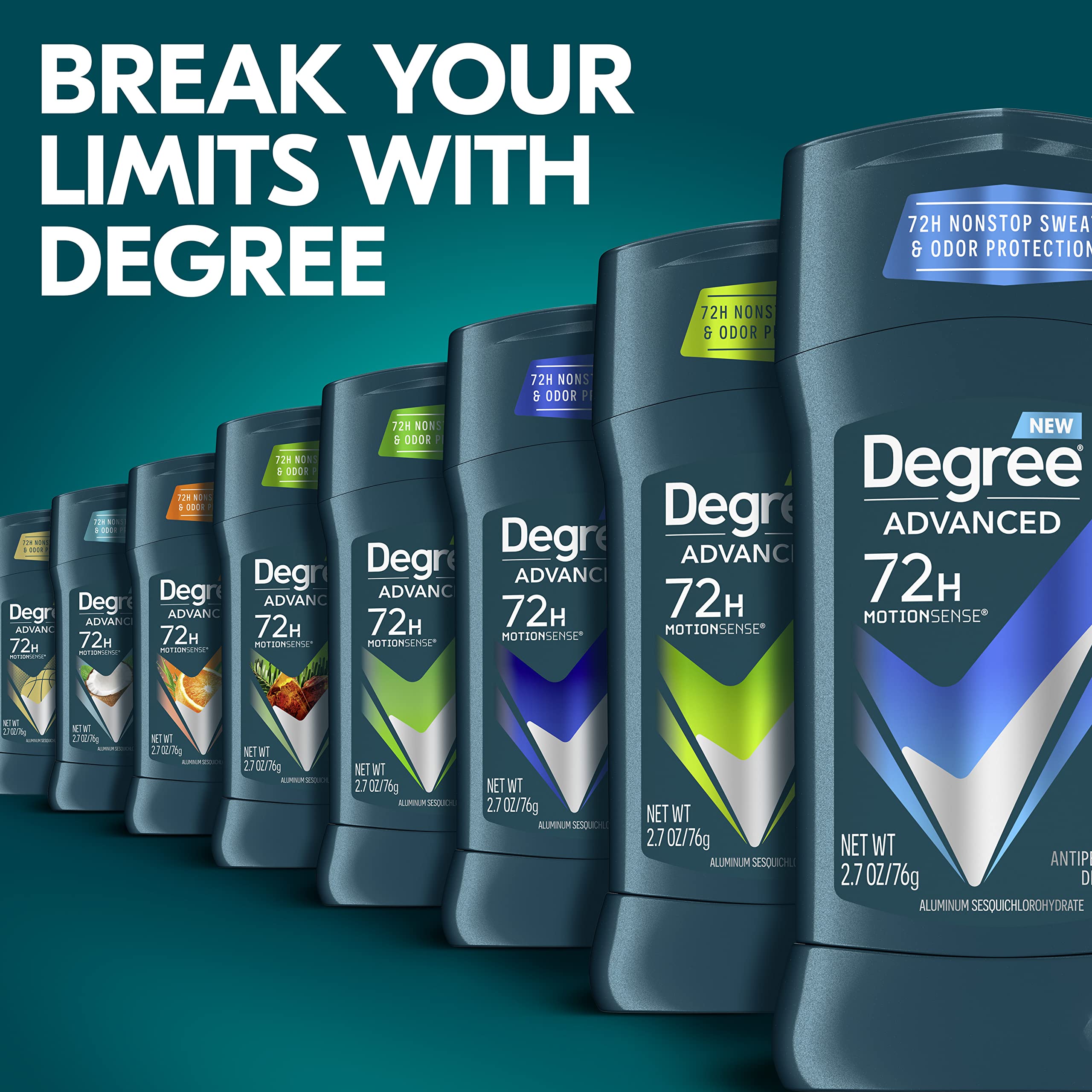 Degree Men Day-out commute stays confident and fresh.