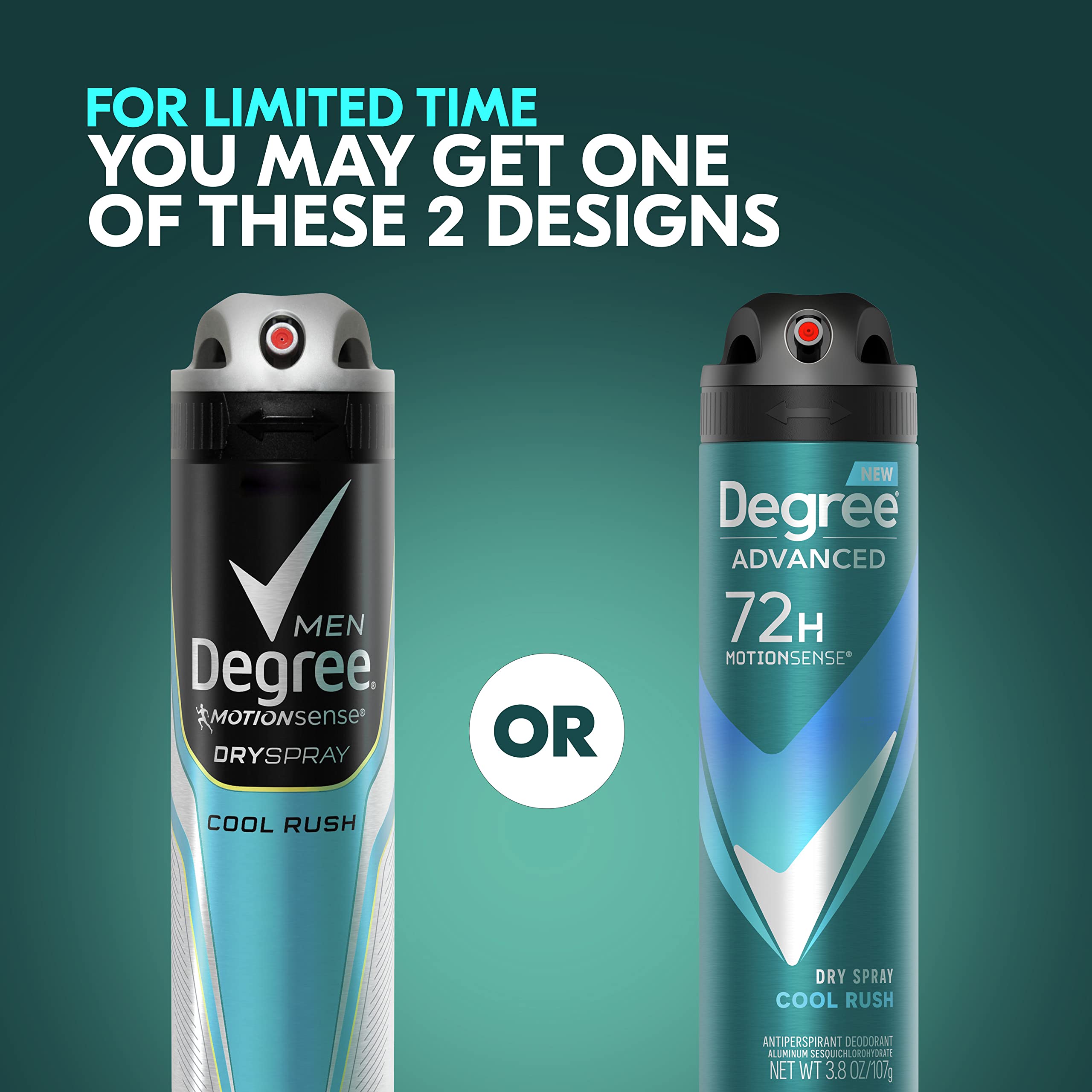 Degree Men Instant dry application captured for fast, comfortable start to day