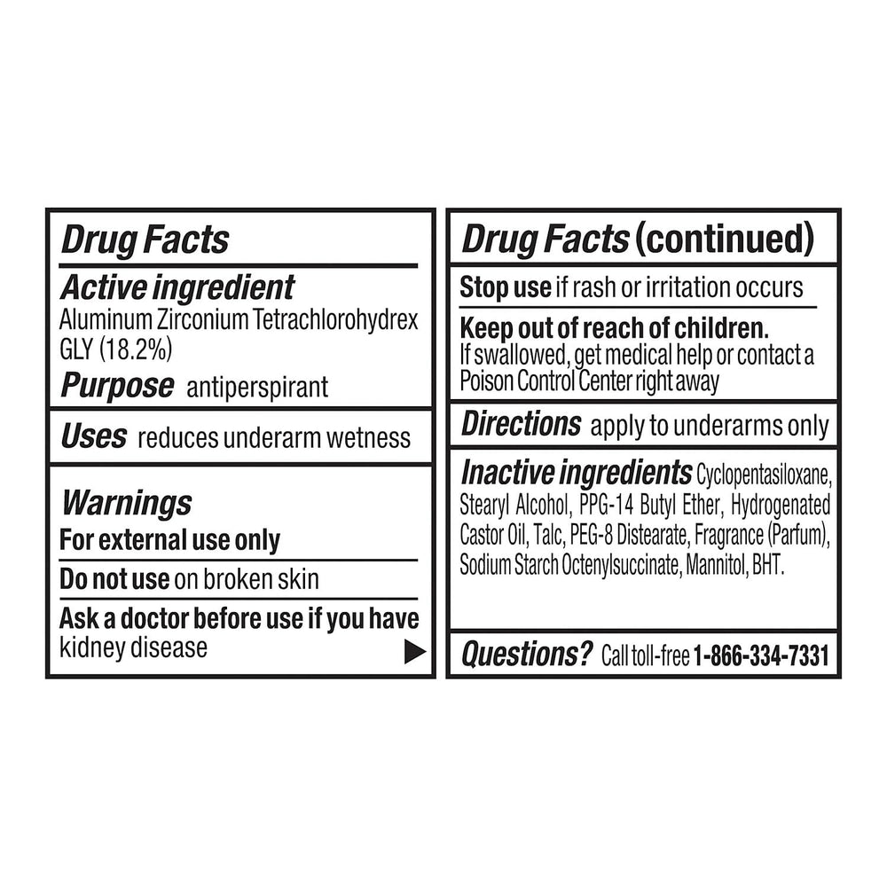 Packaging may vary shows Degree Cool Rush branding on display