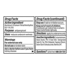 Packaging may vary shows Degree Cool Rush branding on display