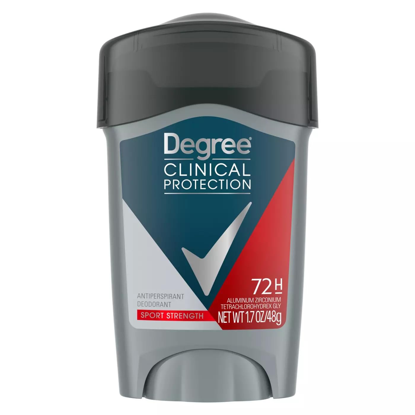Degree Men Sport Strength packaging front view for daily wear and long-lasting protection.