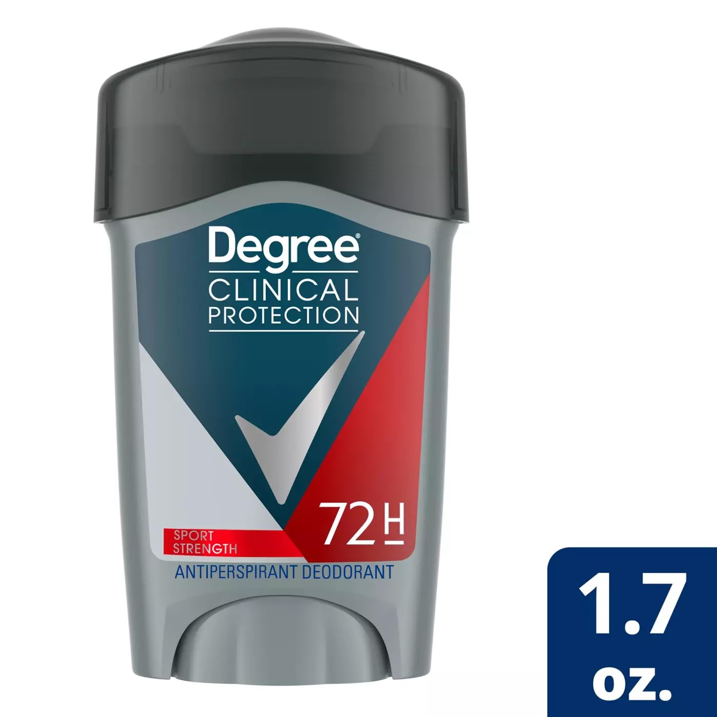 Degree Men Sport Strength recyclable packaging supports sustainability for eco-conscious shoppers.