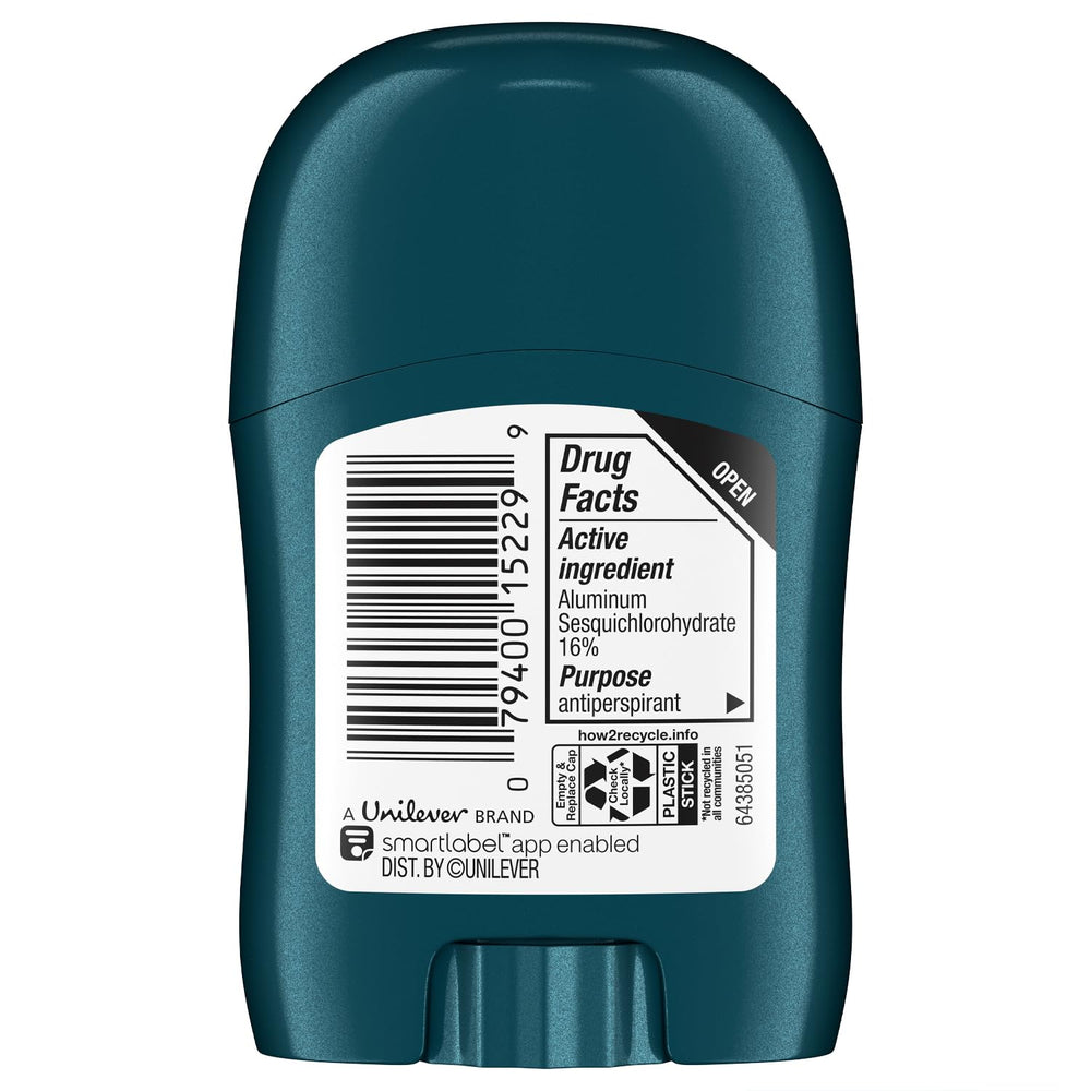 Degree mini-stick Cool Rush on-the-go for compact daily protection.