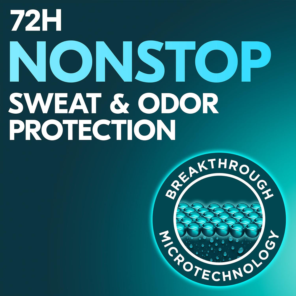 Degree MotionSense 72-hour activation close-up showing protection.