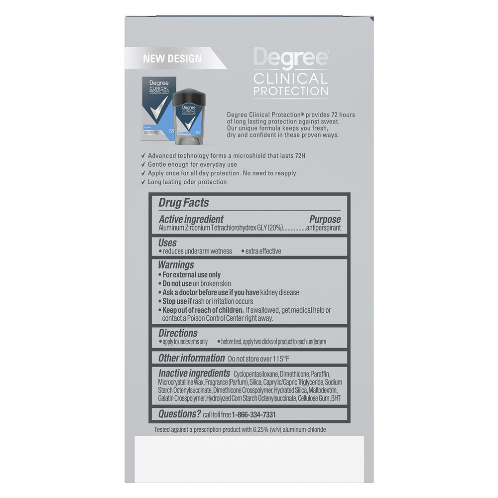 Degree MotionSense technology highlighted as responsive to movement.