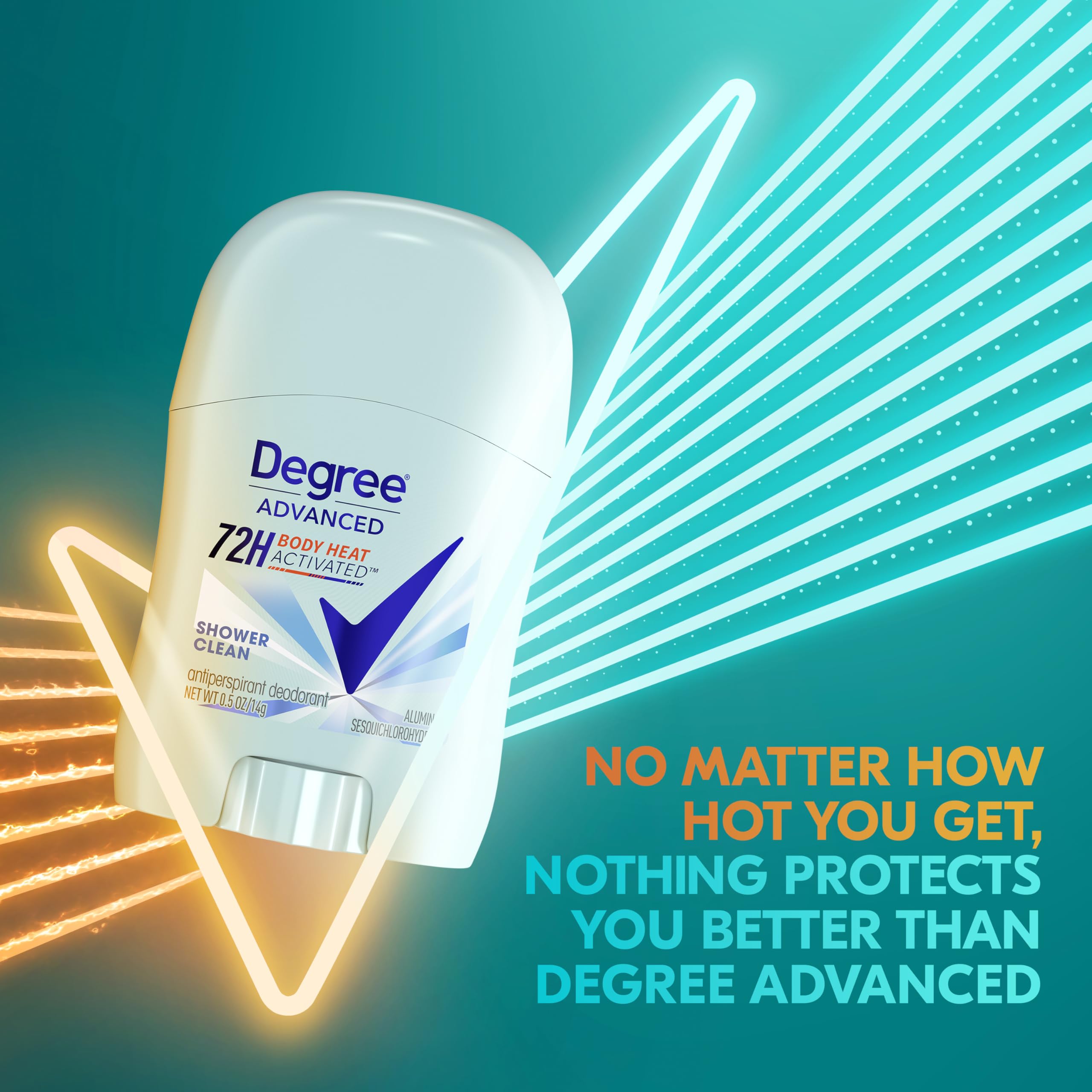 Degree Rose Jasmine scent packaging highlighting refreshing floral blend
