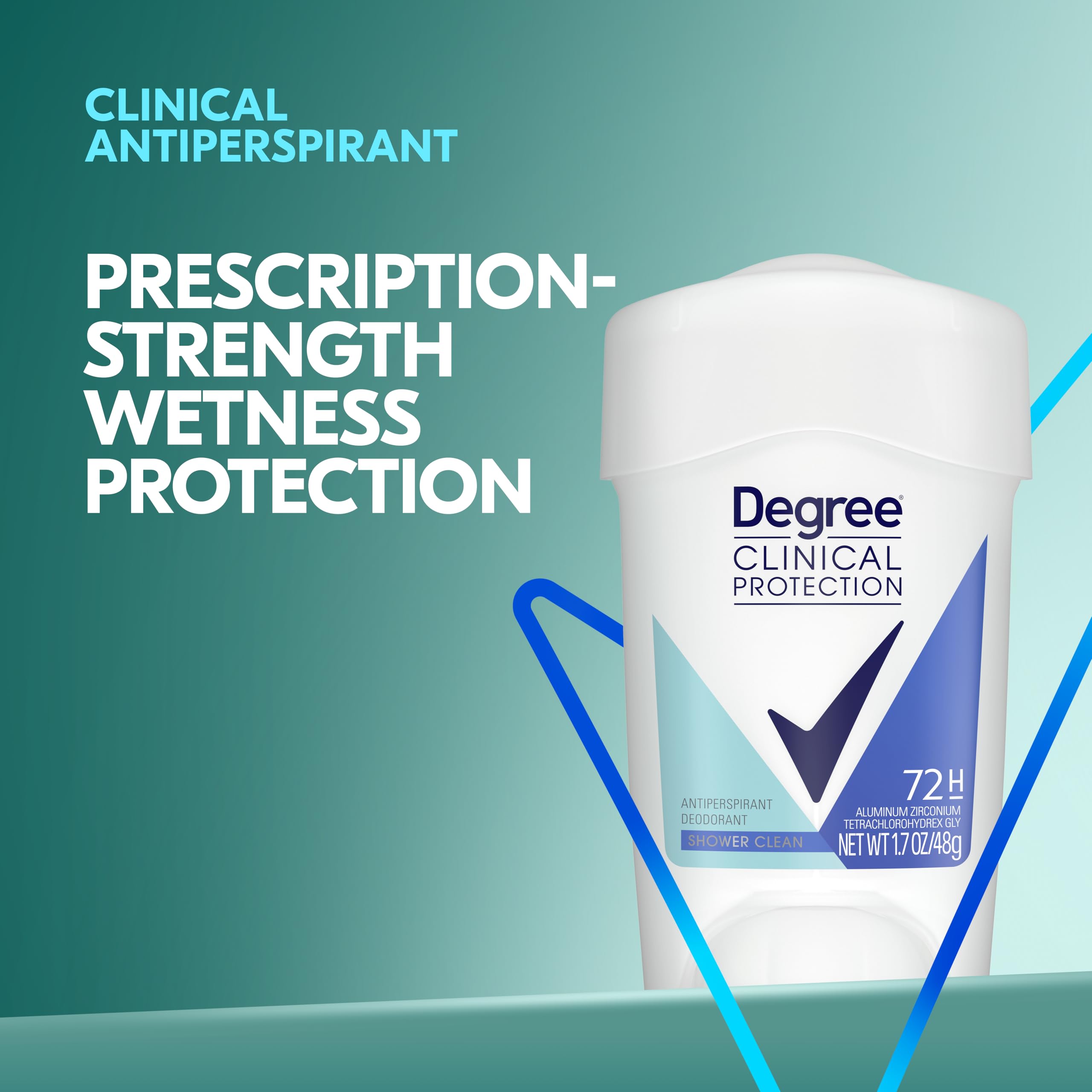 Degree rose and jasmine scent profile for a clean, invigorating feel