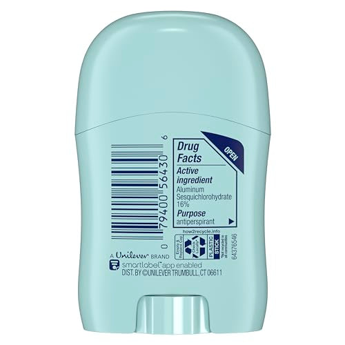Degree Shower Clean stick in hand during application with quick fragrance release