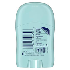 Degree Shower Clean stick in hand during application with quick fragrance release