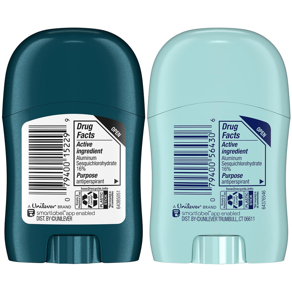 Degree Travel 72-pack Shower Clean refreshing scent for daily use.