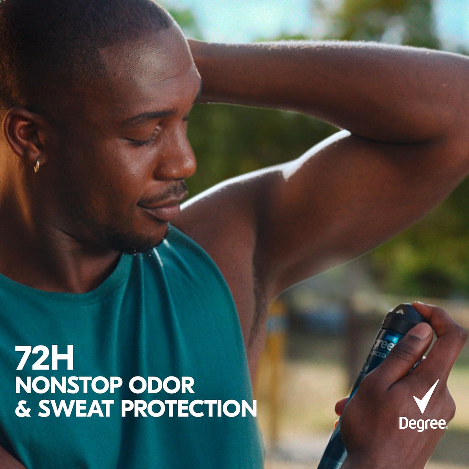 Degree zero-point-five-ounce mini-stick for quick on-the-go refresh.
