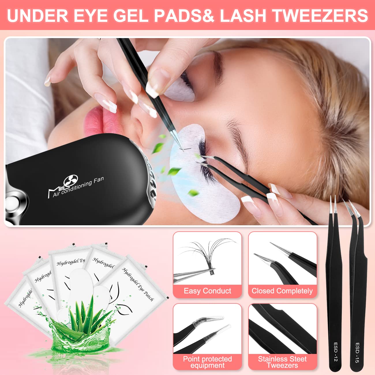 Dejiovey under eye gel pads protect skin during application.