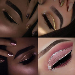 DekRion gold glitter eyeliner delivers festive glow and durable color