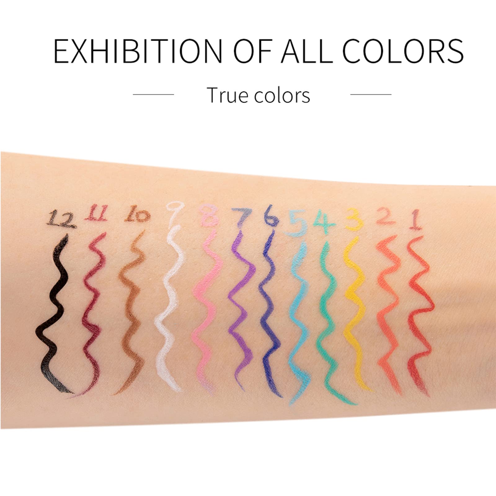DekRion liquid eyeliner yellow daily-wear test shows long-lasting finish