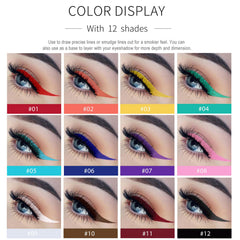 DekRion liquid eyeliner yellow packaging highlights portable all-day wear