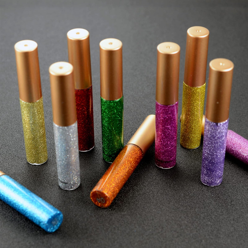 DekRion rose-gold glitter eyeliner blends romance with waterproof durability