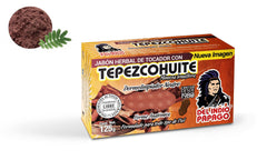 Del Indio Papago Neutral Soap Tepezcohuite ingredients label view highlights natural extracts.