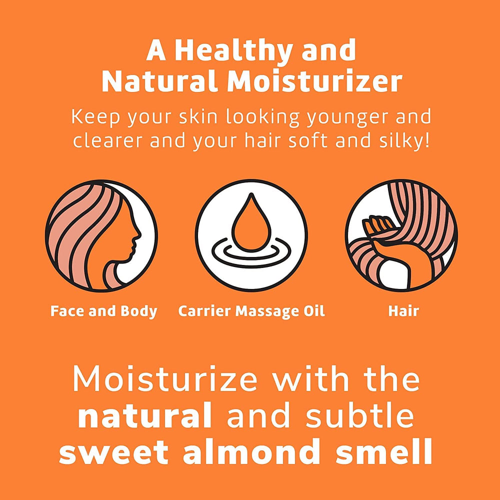 De La Cruz Almond Oil in bathroom scene with subtle fragrance