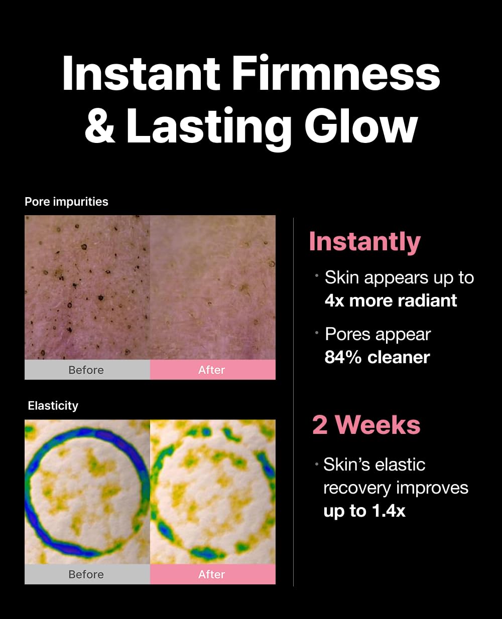 Delere Caviar Glow 30-minute reset image conveys quick time-to-glow concept.