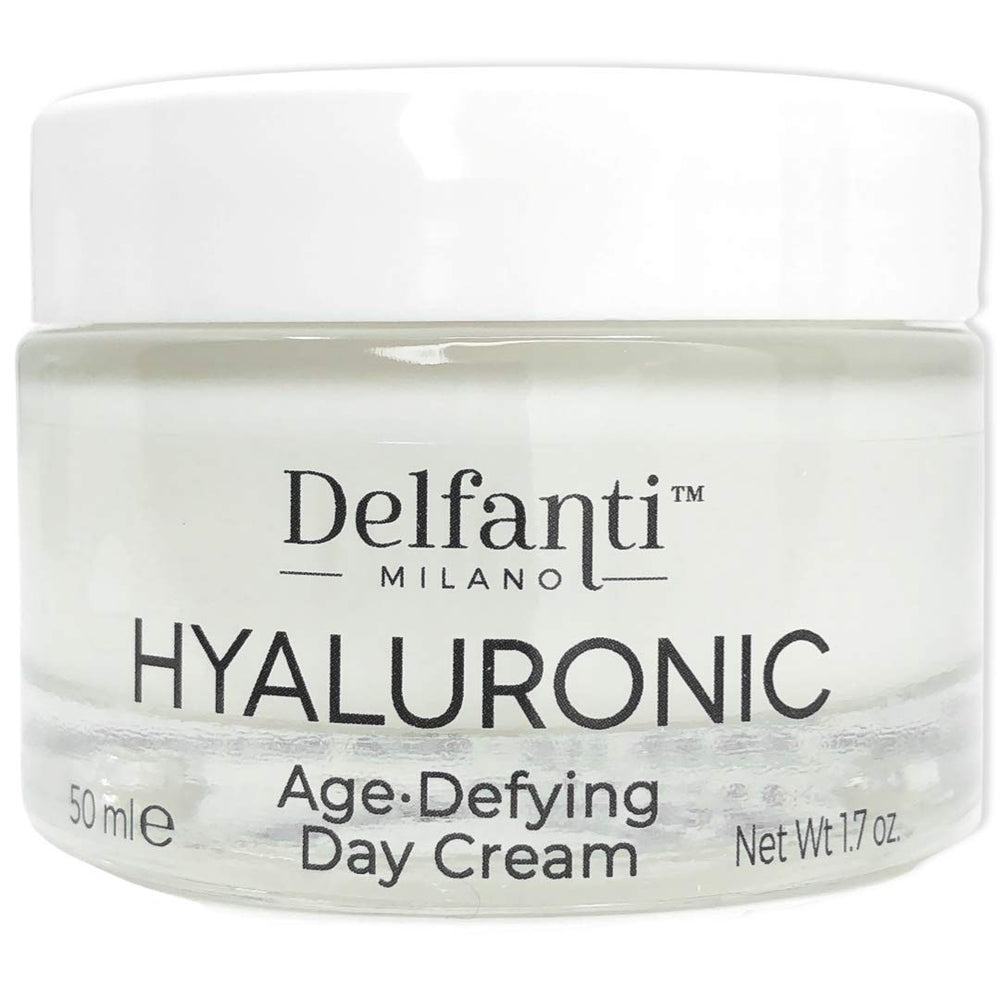 Delfanti-Milano Hyaluronic Day Cream bottle for hydrated skin