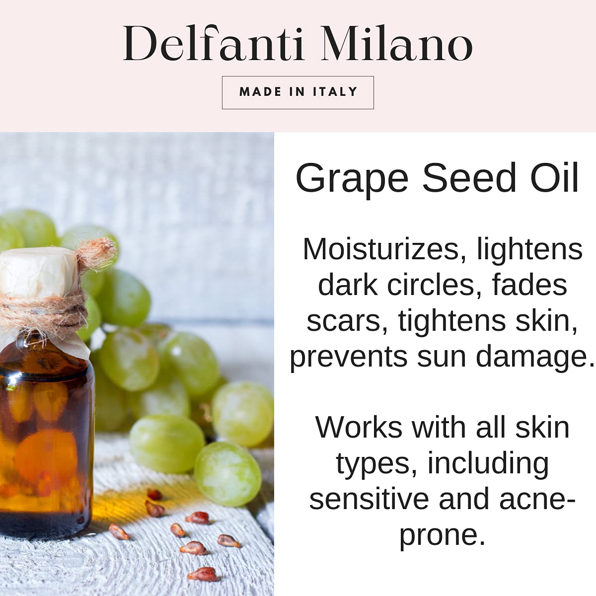 Italy-made Delfanti-Milano packaging highlights quality and craftsmanship