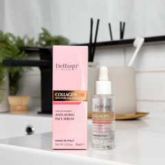 Delfanti Milano serum texture on skin reveals smooth, fast-absorbing hydration.