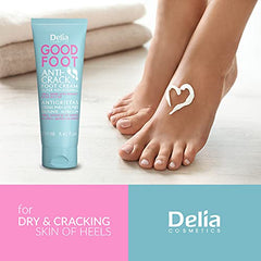 Delia Good Foot Cream with mint cooling provides immediate refreshment.