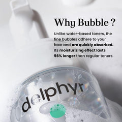 Delphyr Sensitive Skin-Friendly Foam massage image emphasizes gentle touch for all skin types