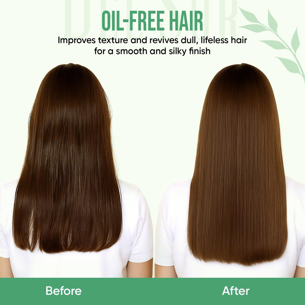DEL SUR Oil-control Shampoo menthol splash demonstrates refreshing scalp cleanse.