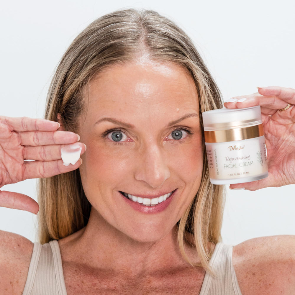 Delúvia application in daily routine on clean skin