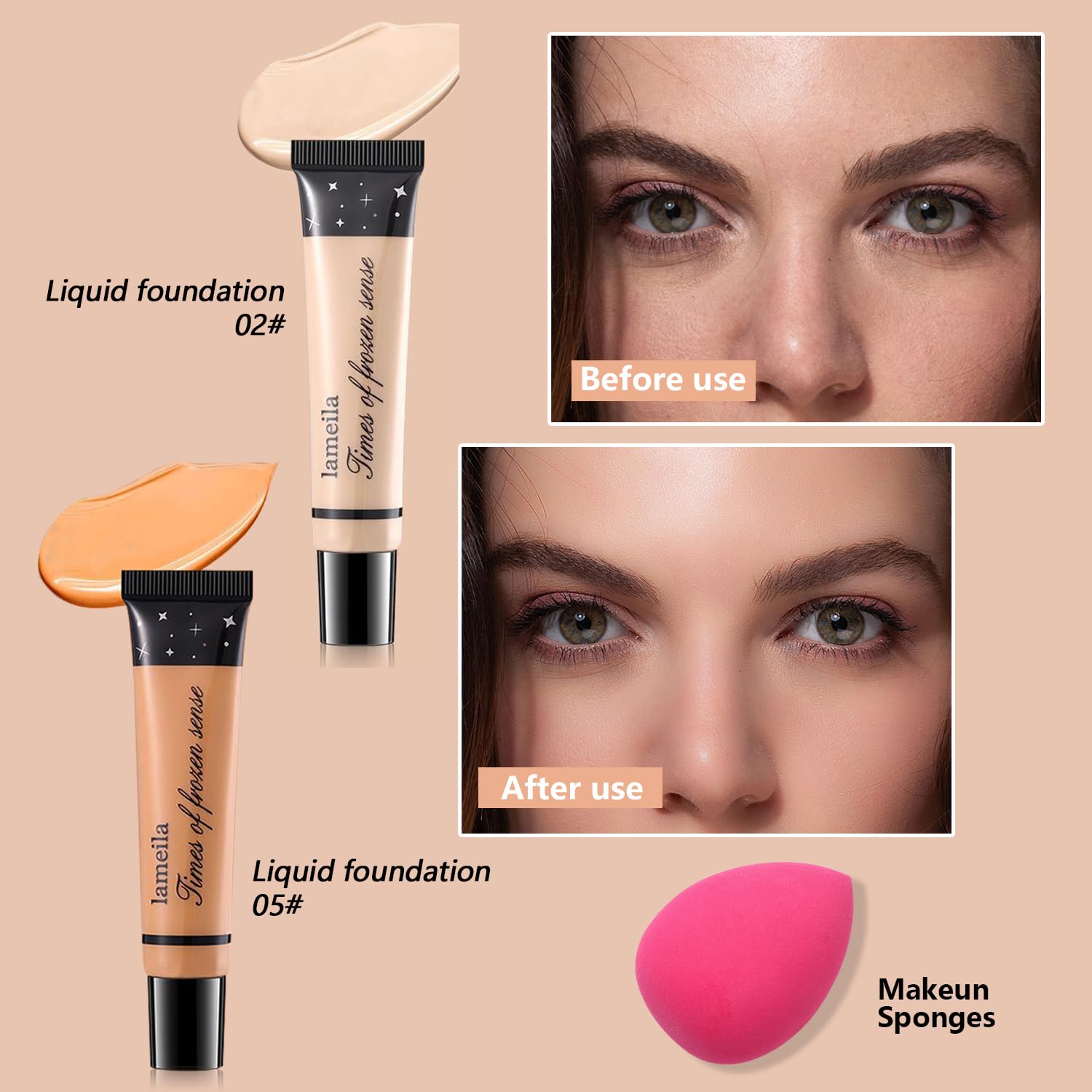 Delymol eyebrow pencils help shape defined brows quickly and safely.