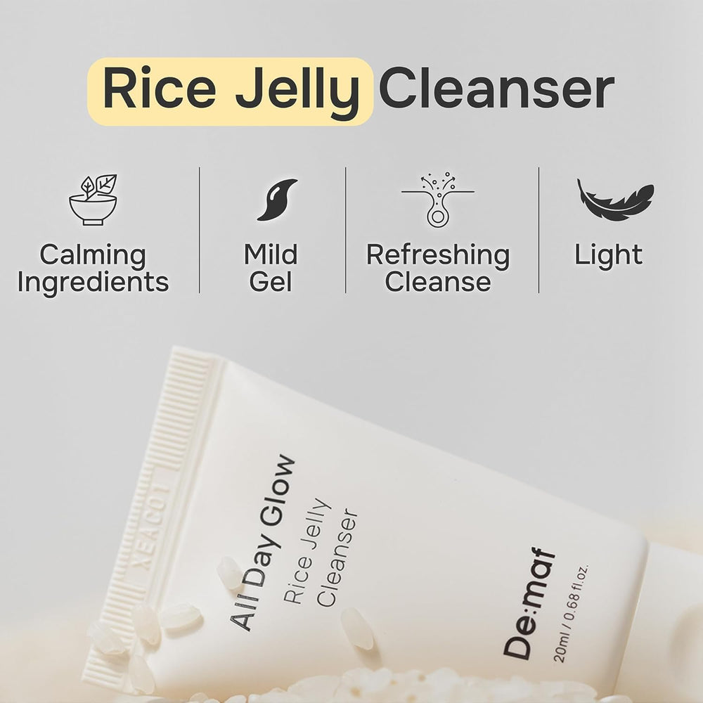 Rice Jelly Cleanser second cleanse refreshing during routine.