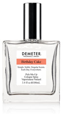 DEMETER Birthday Cake spray bottle; celebratory fragrance for daily wear and special moments