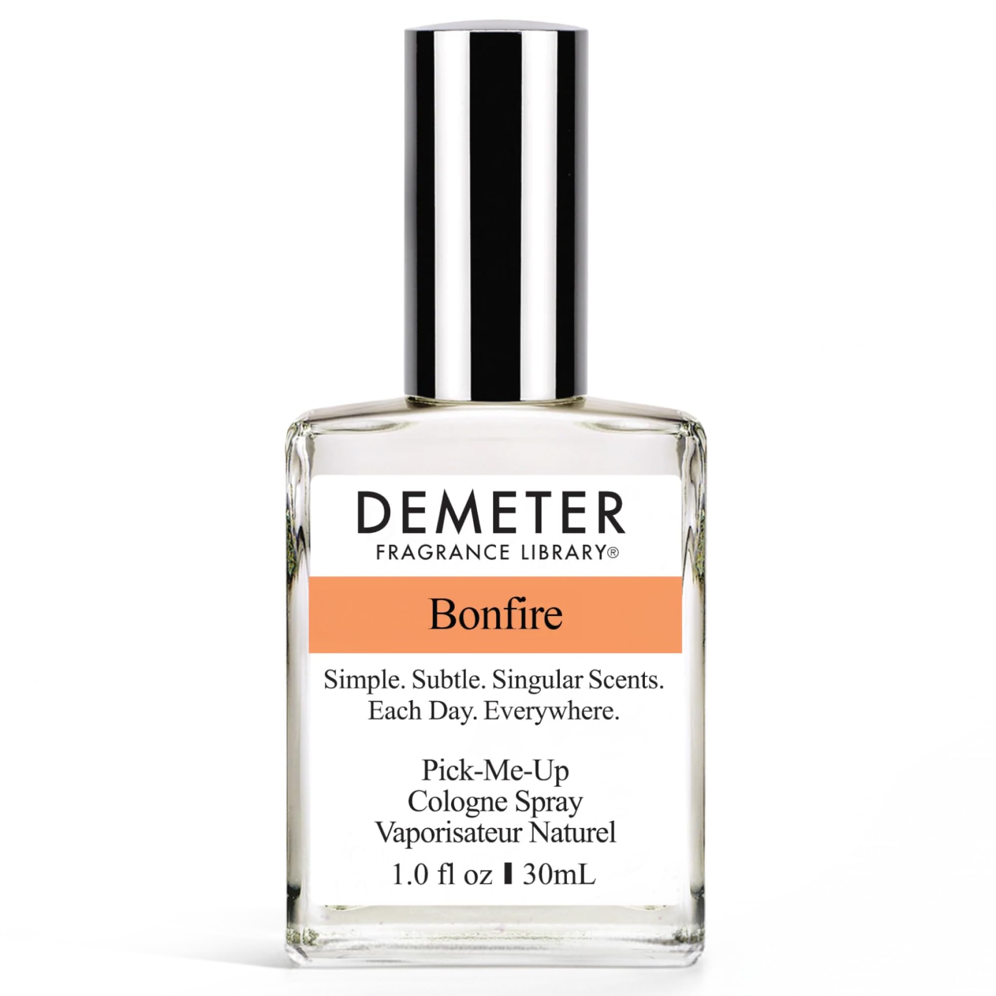 Demeter Bonfire bottle pour shows a warm aroma for everyday wear.