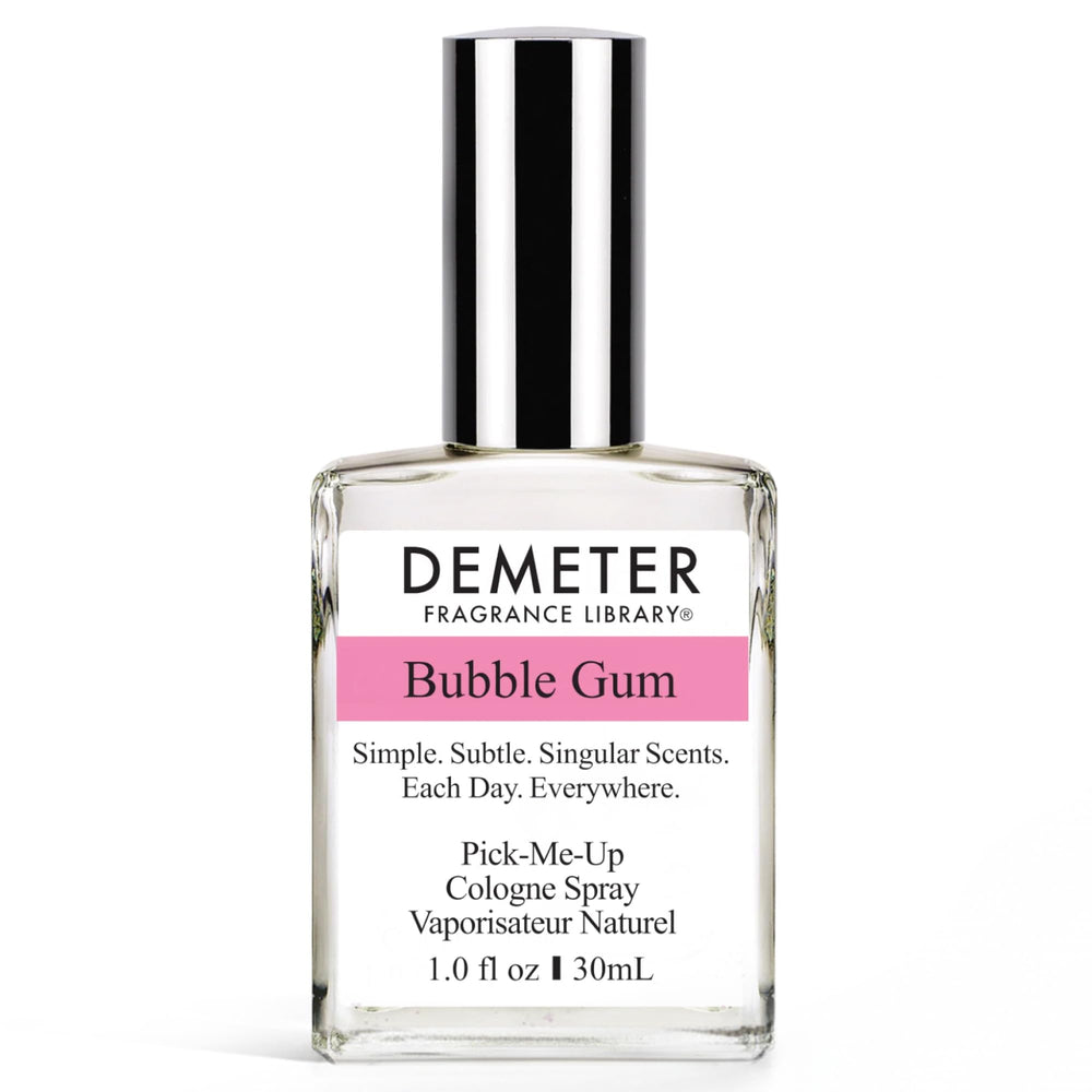 Demeter Bubble Gum perfume bottle front view, a playful scent for daily wear