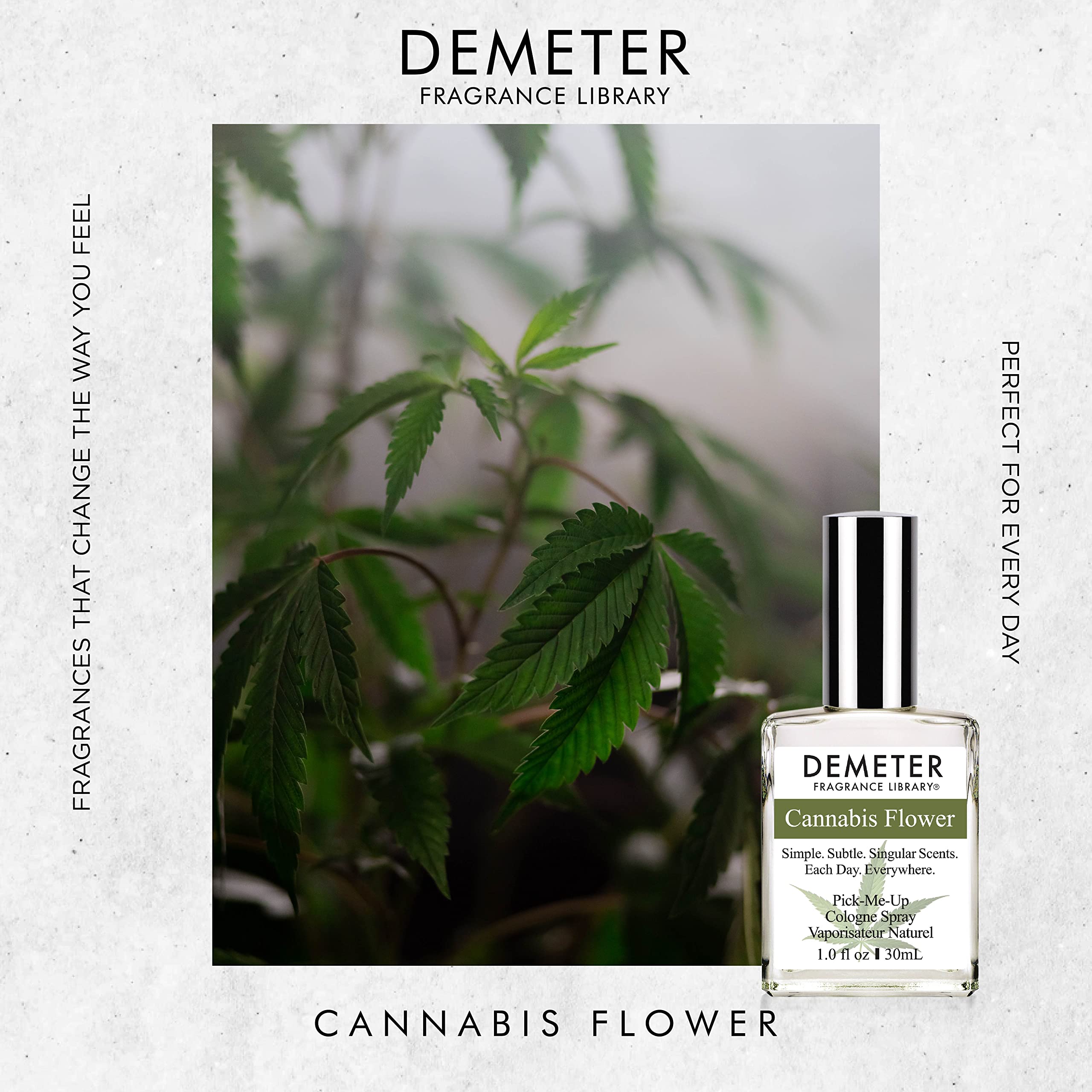 DEMETER Cannabis Flower fragrance suggests mood-friendly daytime aroma