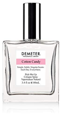 DEMETER Cotton Candy bottle with a light, sweet scent for daily wear.