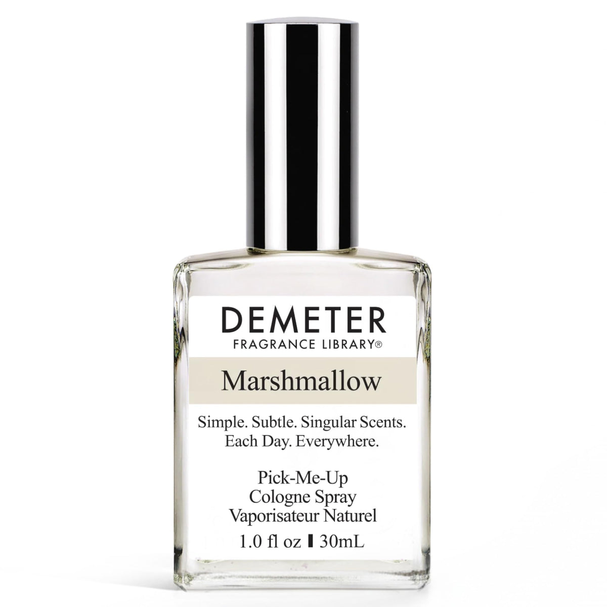 Demeter Marshmallow perfume bottle, unisex scent for everyday wear.