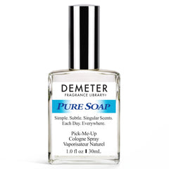 DEMETER Natural Perfume Spray bottle with Pure Soap scent for everyday freshness.