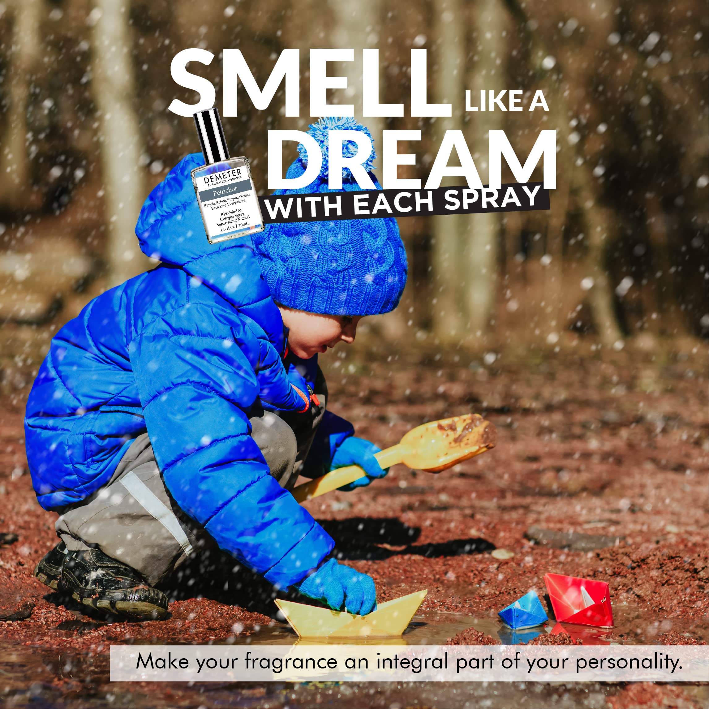 Demeter Petrichor wrist application evokes the fresh rain scent