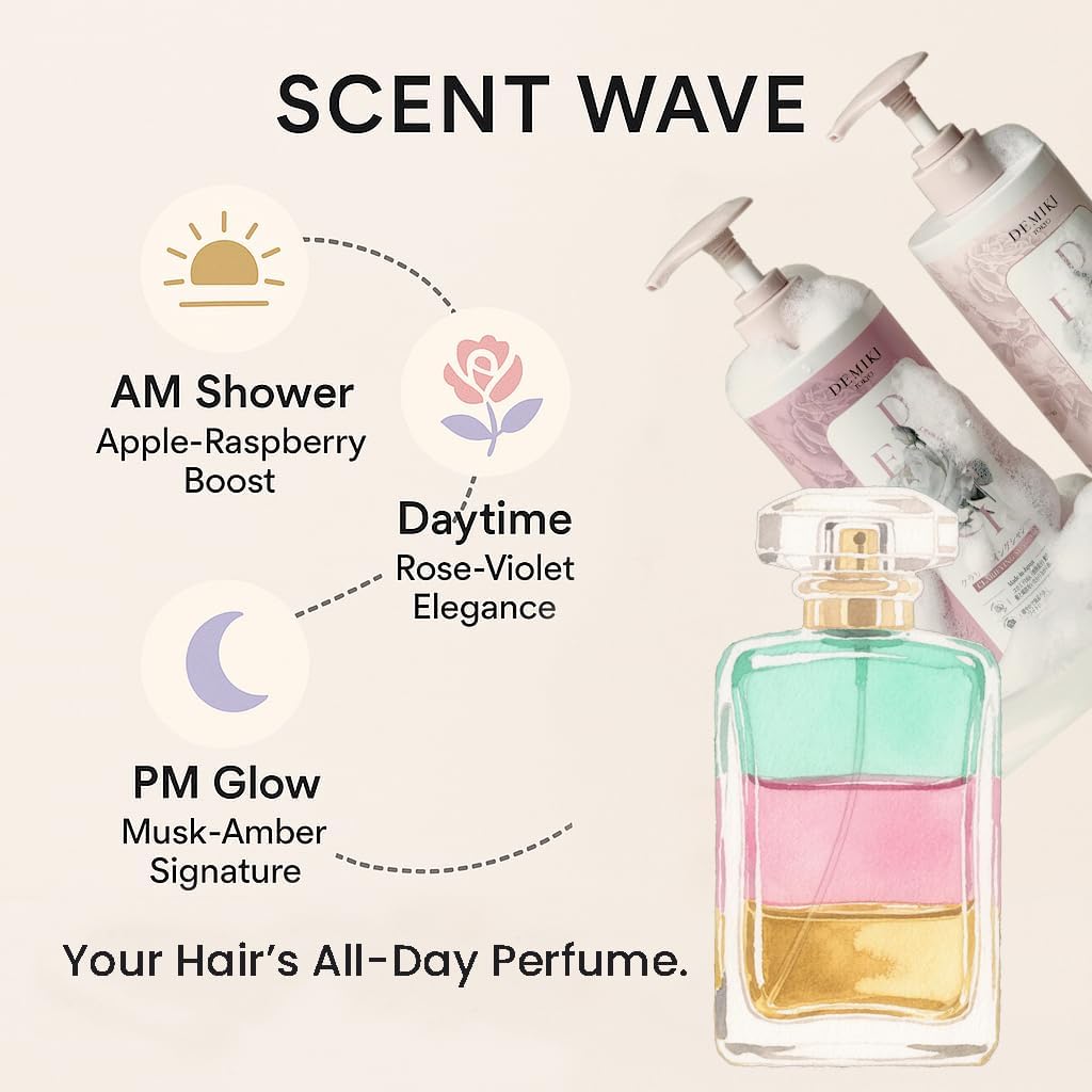 DEMIKI home spa routine using rose fragrance elevates daily self-care.