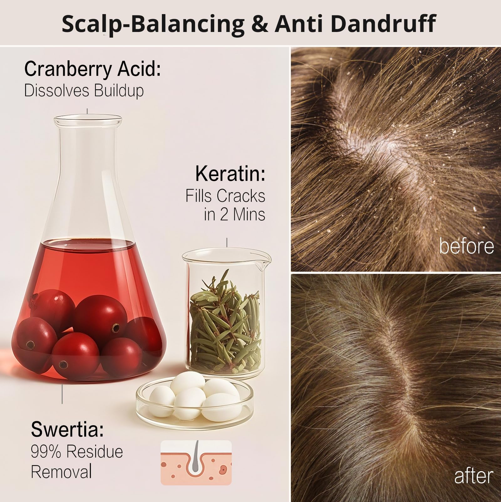 DEMIKI color-protection keratin preserves vibrancy in treated hair.