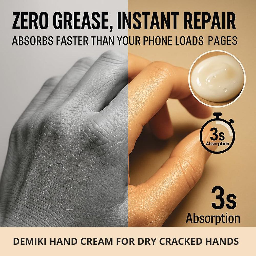 DEMIKI ingredients include shea butter and coconut oil for hydration