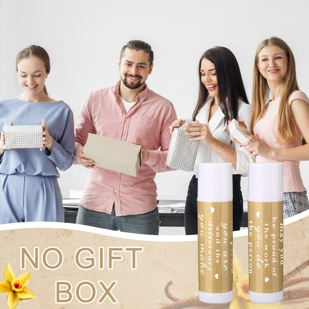 Demissle lip balm with inspirational quotes on each tube