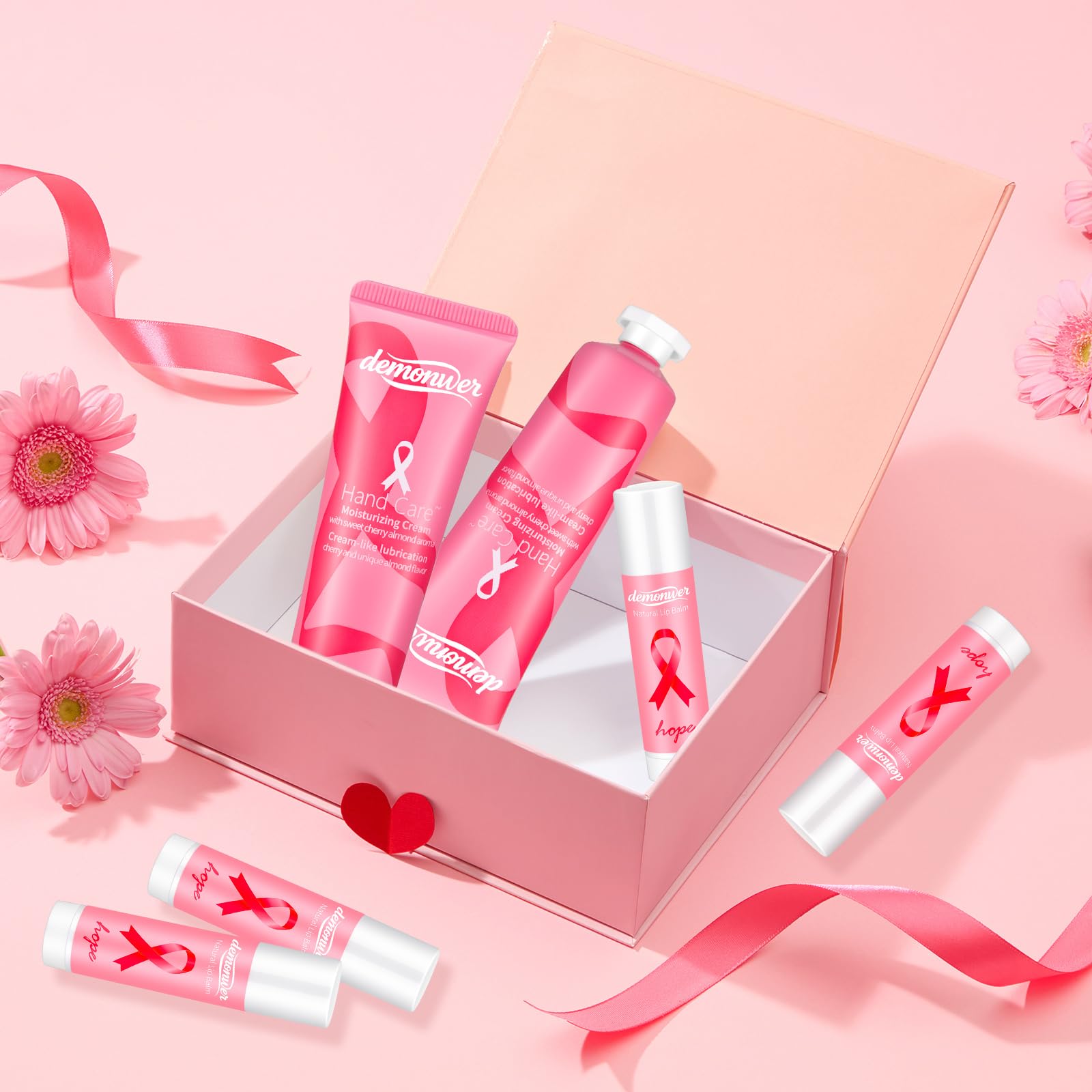 Demonwer charity event favors display shows cohesive awareness gifts.