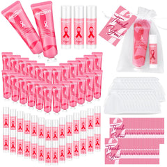 Demonwer pink ribbon hand cream enhances charity gift presentation.
