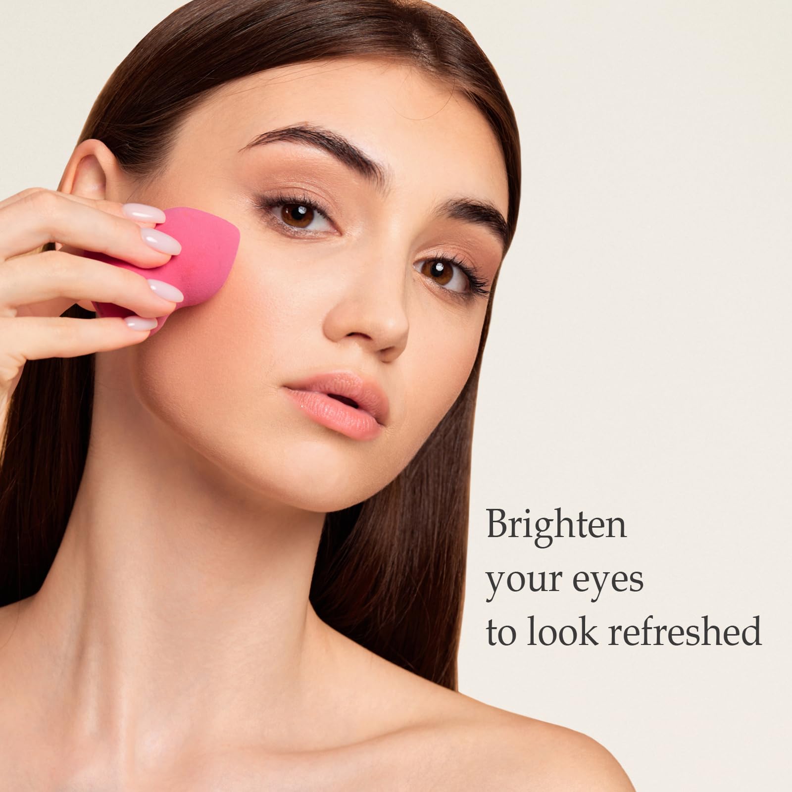 Demure Mineral Concealer face application demonstrates light to full coverage.