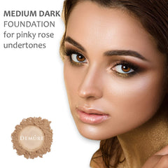 Demure Mineral Concealer tube provides precise application for targeted concealment.