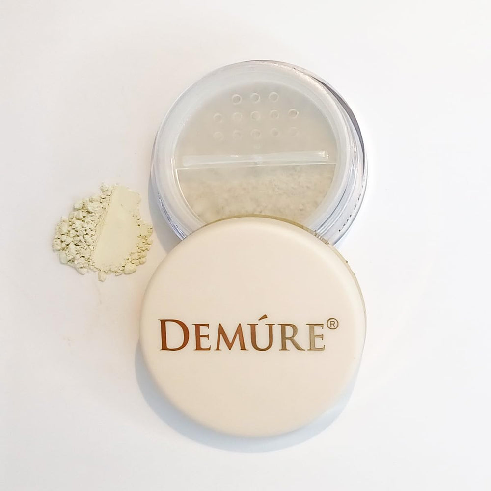 Demure Mineral Concealer under-eye application shows smooth, buildable coverage.