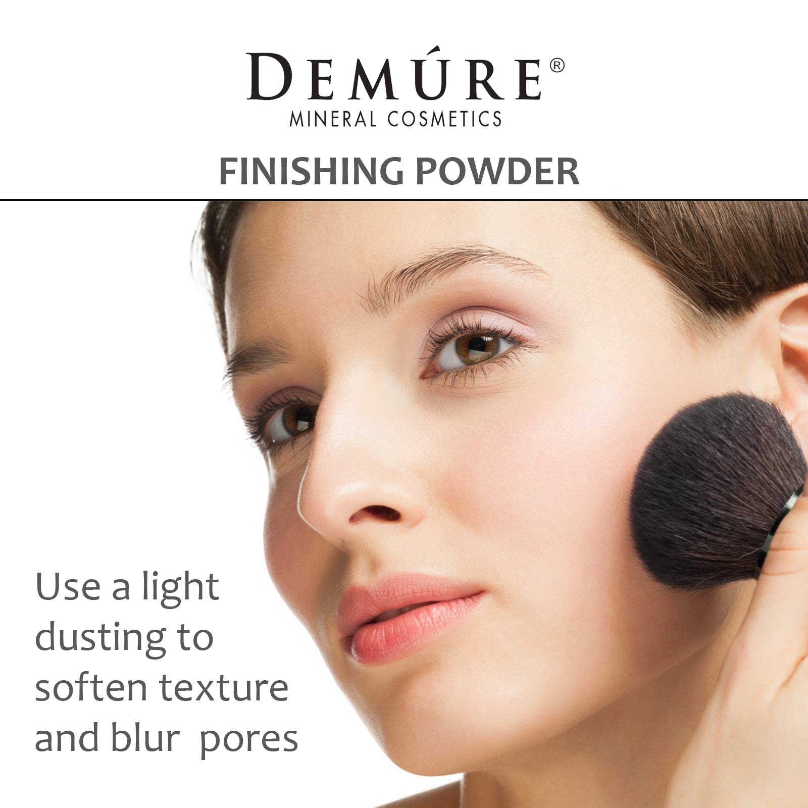 DEMÚRE packaging highlights USA-made, cruelty-free credentials.